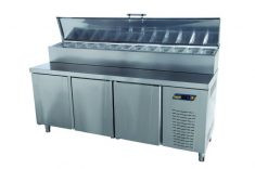 MUR-83-MT COUNTER TYPE PATISSERIE MAKE-UP REFRIGERATOR MARBLE TOP